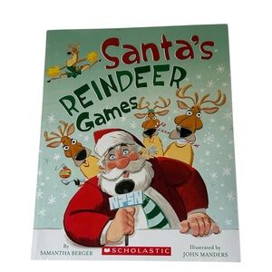 🎉6/$20 ‘SANTA’S REINDEER GAMES’ CHRISTMAS BOOK SCHOLASTIC